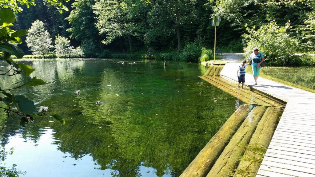 Zauberland Loßburg at the Kinzigsee with interactive station